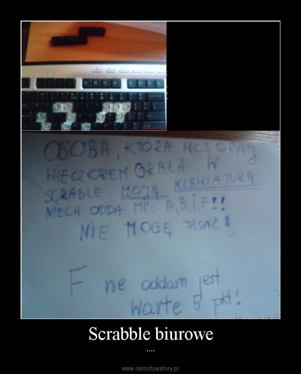 Scrabble biurowe