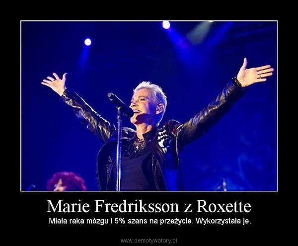 Marie Fredriksson z Roxette