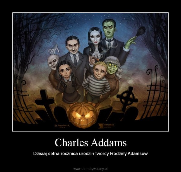 Charles Addams – Dzisiaj setna rocznica urodzin twórcy Rodziny Adamsów 