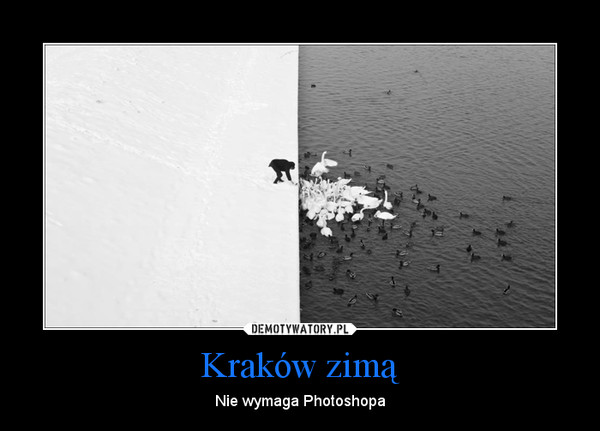 Kraków zimą – Nie wymaga Photoshopa 