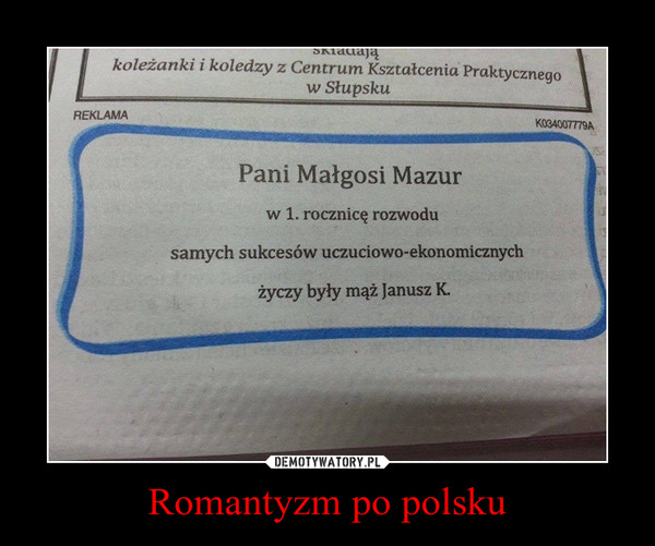 Romantyzm po polsku –  