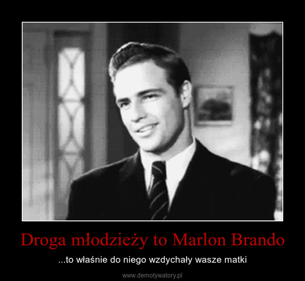 Droga młodzieży to Marlon Brando – ...to właśnie do niego wzdychały wasze matki 