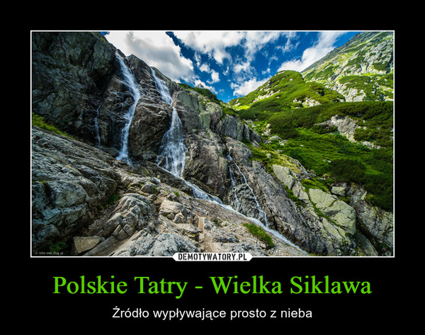 Polskie Tatry - Wielka Siklawa