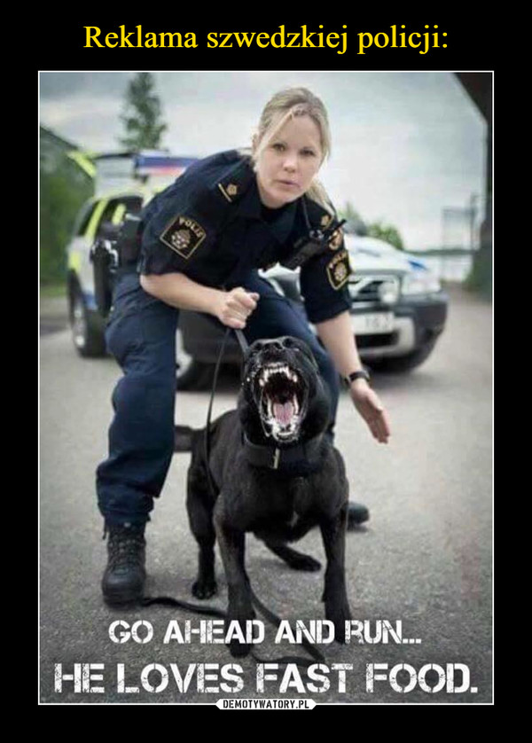 Reklama szwedzkiej policji: