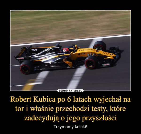 Robert Kubica po 6 latach wyjechał na tor i właśnie przechodzi testy, które zadecydują o jego przyszłości – Trzymamy kciuki! 