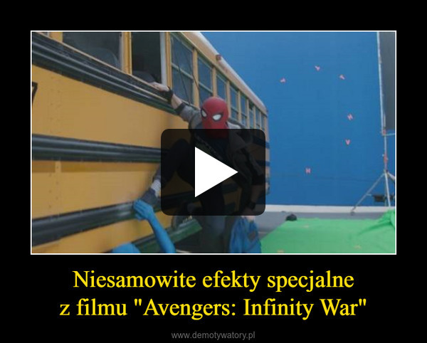 Niesamowite efekty specjalne
z filmu "Avengers: Infinity War"
