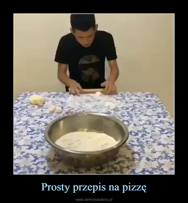Prosty przepis na pizzę –  