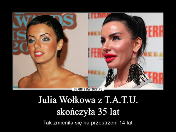 Julia Wołkowa z T.A.T.U.skończyła 35 lat – Tak zmieniła się na przestrzeni 14 lat 
