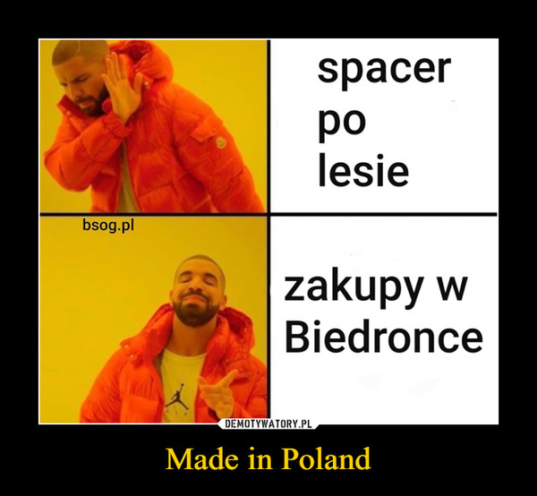 Made in Poland –  spacerpolesiebsog.plzakupy wBiedronce