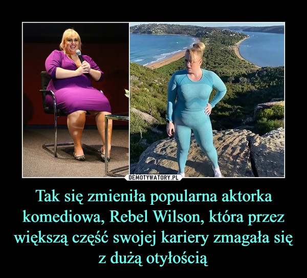 Tak się zmieniła popularna aktorka komediowa, Rebel Wilson, która przez większą część swojej kariery zmagała się z dużą otyłością –  