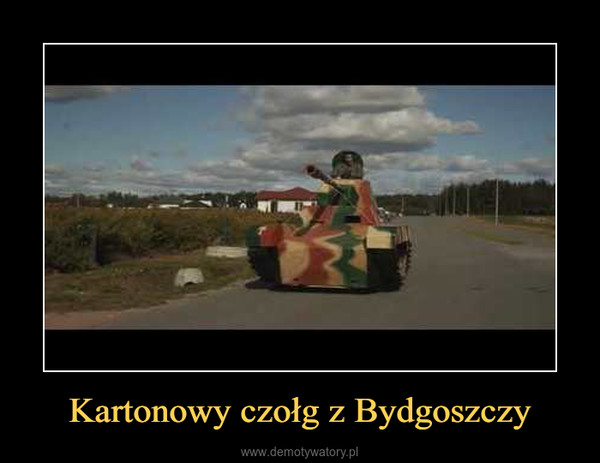 Kartonowy czołg z Bydgoszczy –  