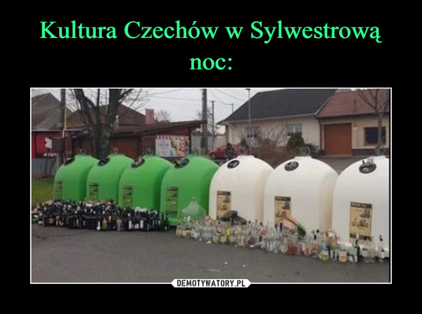 Kultura Czechów w Sylwestrową noc: