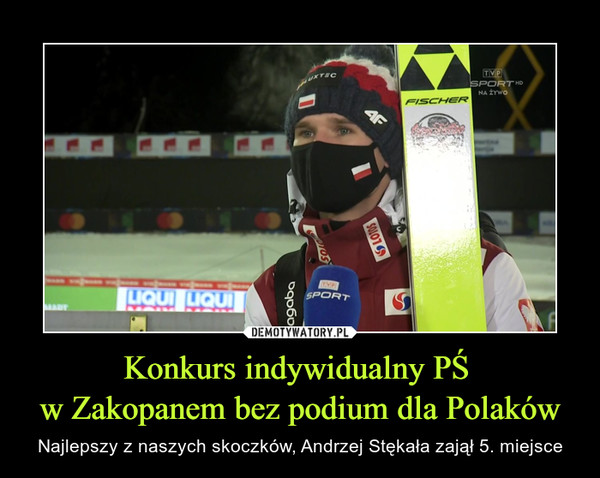 Konkurs indywidualny PŚ 
w Zakopanem bez podium dla Polaków