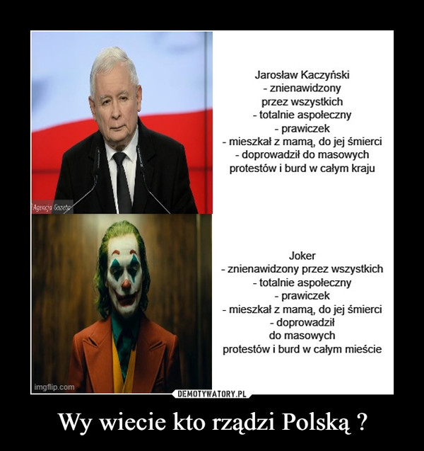Wy wiecie kto rządzi Polską ?