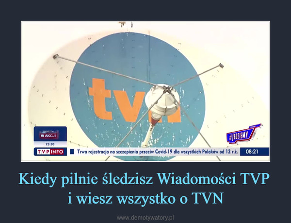 Kiedy pilnie śledzisz Wiadomości TVP i wiesz wszystko o TVN –  