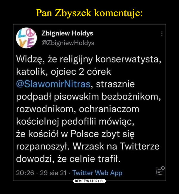 Pan Zbyszek komentuje:
