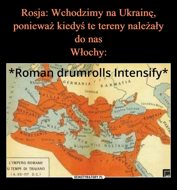  –  Roman drumrolls intensify