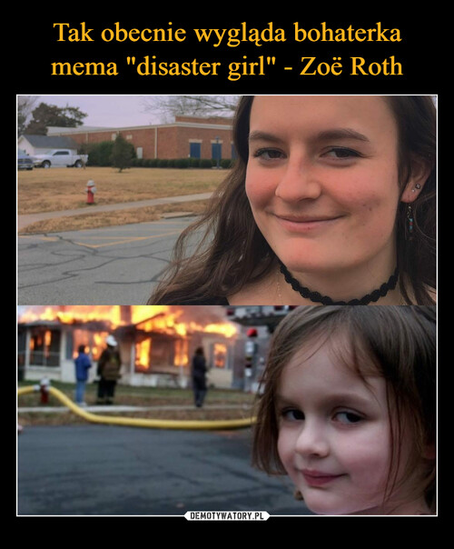 Tak obecnie wygląda bohaterka mema "disaster girl" - Zoë Roth