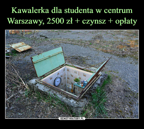Kawalerka dla studenta w centrum Warszawy, 2500 zł + czynsz + opłaty