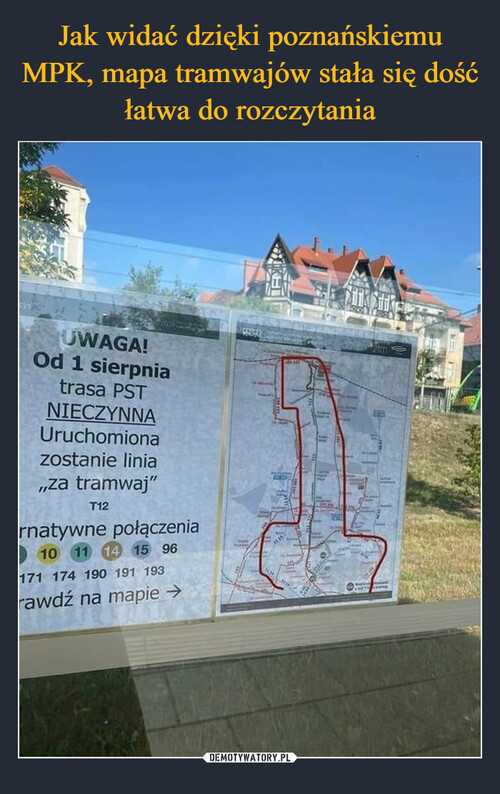 Jak widać dzięki poznańskiemu MPK, mapa tramwajów stała się dość łatwa do rozczytania