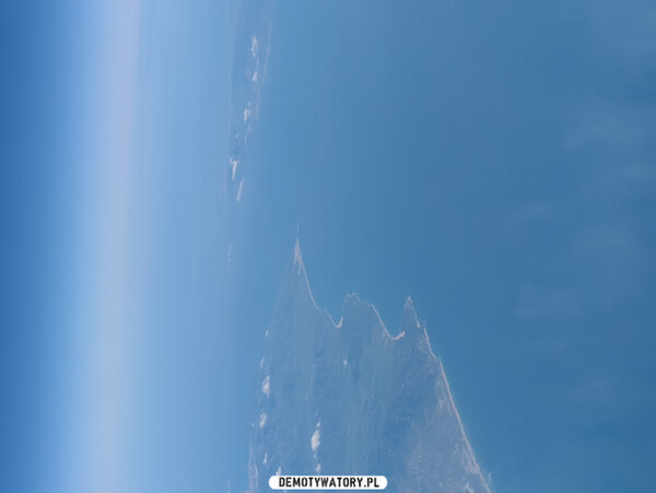 Cieśnina Gibraltarska z lotu ptaka –  