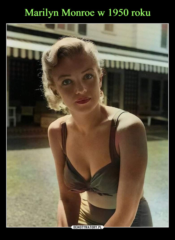 Marilyn Monroe w 1950 roku